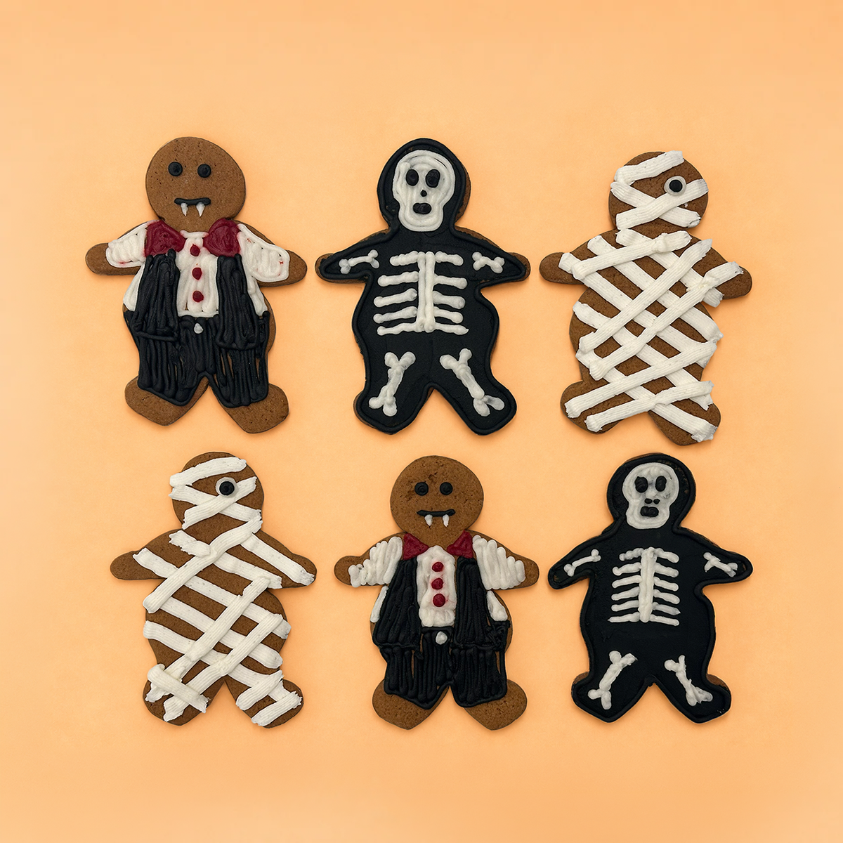 Halloween Gingebread 6-pack